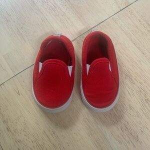 Red Baby/Toddler Slip-On Shoes